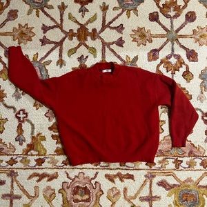 Previously loved red sweater from Mango